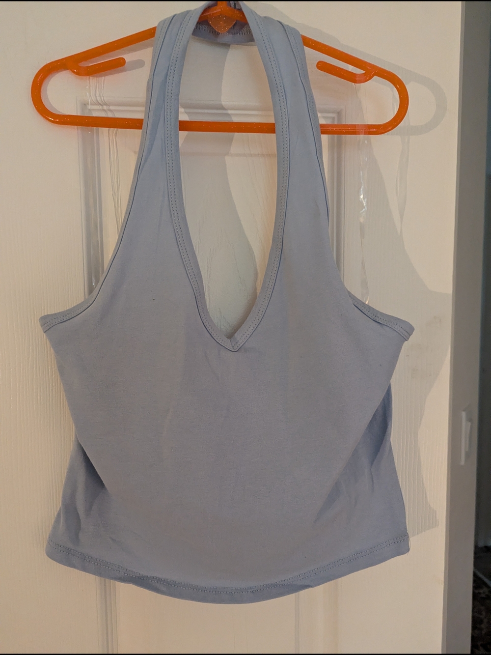 Bozzolo Light Blue Halter Tank Top